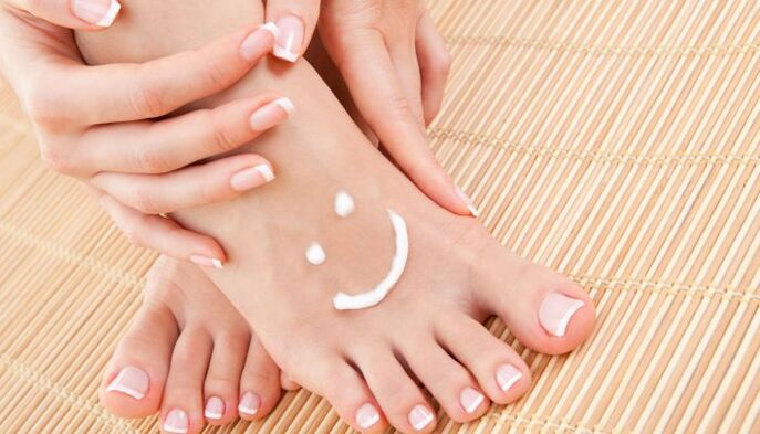 applying medicinal creams