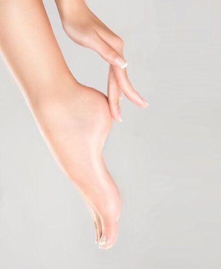 foot skin without fungus